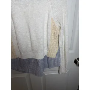 Anthropologie Moth Medium Crochet Sweater Shirt Granny Cottagecore Boho Work thumbnail 9