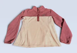 Columbia Benton Springs Fleece Pullover Women lite plum/pink Colorblock Size med thumbnail 1