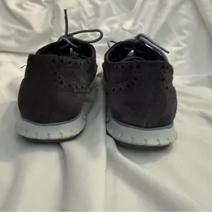 EUC Cole Haan ZEROGRAND Suede Wingtip Oxford Lace-up Shoes thumbnail 5