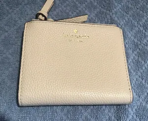 Kate Spade cream colored wallet thumbnail 1
