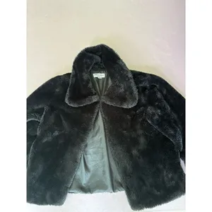 Charlie Holiday Women's‎ Black Faux Fur Jacket Size 6 thumbnail 4