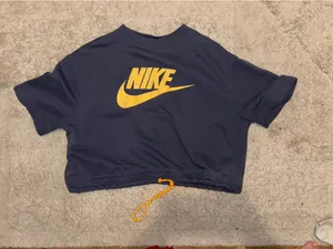 Nike Drawstring Crop Top thumbnail 2