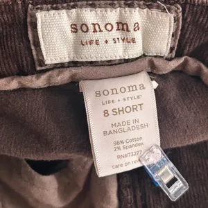 Corduroy Bootcut Pants Chocolate‎ Brown 8 thumbnail 6