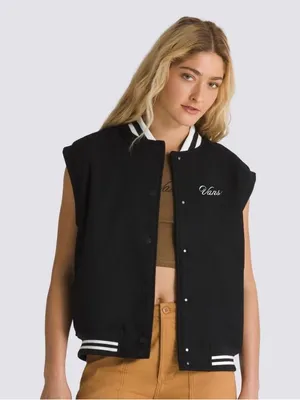 Vans Piper Stadium Vest Wool‎ Blend Small NWT thumbnail 1