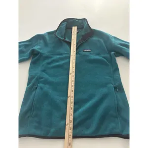 Patagonia Better Sweater 1/4 Snap Womens M Teal Blue Fleece Pullover 26010 thumbnail 5