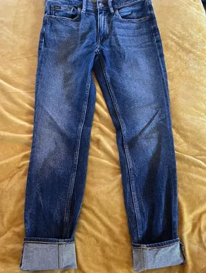 Polo Ralph Lauren Jeans Adult 26 Thompson Skinny Dark Wash Denim Women A16 Cuff thumbnail 1