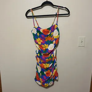 WeWoreWhat Ronnie Dress‎ Abstract Floral Size XS thumbnail 2