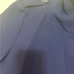 Tulle Women's Casual, Business Casual navy blue trench coat. Size‎ small thumbnail 8