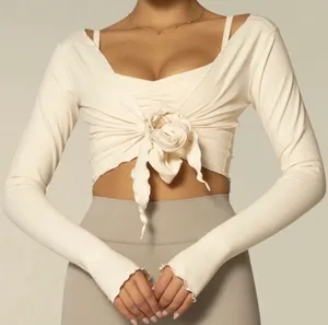 Four Three Seven 437 The Wrap Top CRÈME XS thumbnail 1