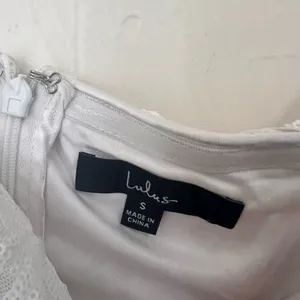 Lulu’s white sequin one shoulder side cutout mini dress size S thumbnail 5