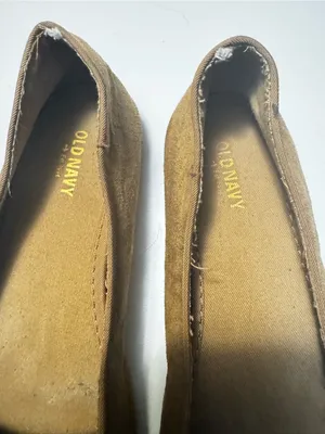 Old Navy Women's Brown Studded Flats Sz 8 thumbnail 6