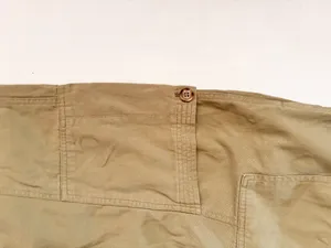 7 For All Mankind Utility Cargo Drawstring Pants Fall - L - Olive Green Khaki thumbnail 4