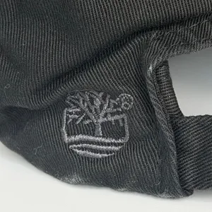 Vintage 90's Timberland Logo Black Baseball Cap Adjustable Hat Cotton Women thumbnail 9