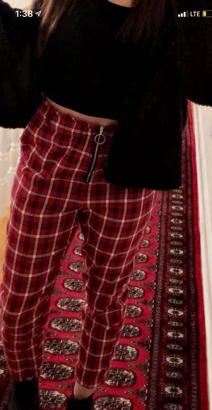 Red Plaid Pants thumbnail 1