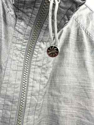 Athleta Women's City Chic‎ Gray Windbreaker Jacket Size XL Gray thumbnail 4