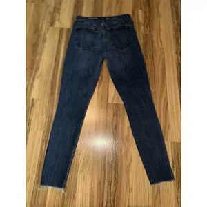 Women's GAP Women's 6 28 Denim High‎ Rise Skinny Dark Blue Jeans thumbnail 5