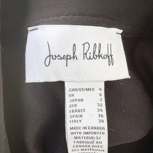 Joseph Ribkoff‎ Mesh Insert Shirt Hem Rhinestone 1/4 Zip Black Mock Neck Grunge thumbnail 8