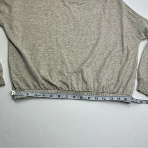 Magaschoni Sweater Womens Size‎ XS Oatmeal Tan Cream Top Knit Crewneck Pullover thumbnail 5