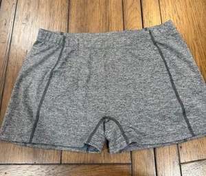 bcg Heather Gray Bike Shorts size L thumbnail 1
