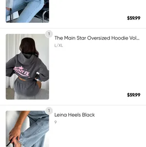 White Fox Main Star Hoodie thumbnail 3