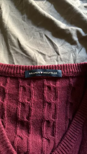 Brandy Melville half knit sweater  thumbnail 3
