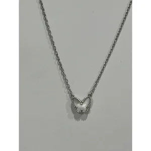 Necklace Lot: 3 Butterfly Silver Tone Pendant Chain‎ Jewelry thumbnail 3