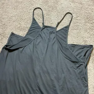 Womens Charcoal Gray Wide Leg Jumpsuit Overall Dress Pockets M‎ thumbnail 7
