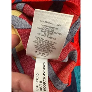 Express | Tie-Front Button Down Blouse Colorful | Women's Medium thumbnail 7