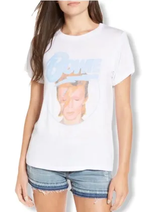 DAYDREAMER- David Bowie Graphic T Shirt Logo Band 80s Concert Edgy thumbnail 1