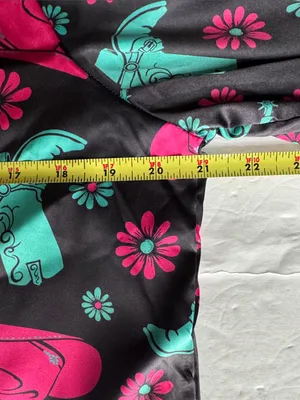 Jess Lea Black Mini shirt Dress with Pink & Teal Western Print M cowboy boots thumbnail 11