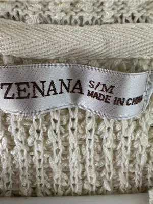 Zenana Outfitters Knit Sailor Striped Sweater Top Ruby Pullover S/M thumbnail 4