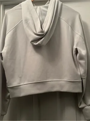 lululemon athletica white softstreme hoodie thumbnail 2