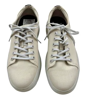 Dr. Martens Dante Canvas Low-top Sneakers Parchment Beige Women’s 7 Men 6 LA004 thumbnail 1