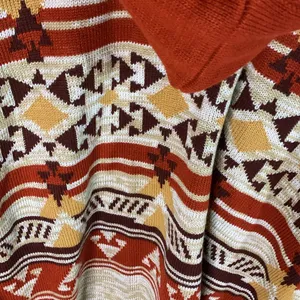 Wrangler Retro Southwestern Print Hooded Knit Cardigan with Belt Size XL thumbnail 7