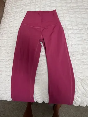 Pink Lululemon leggings size 2 thumbnail 1