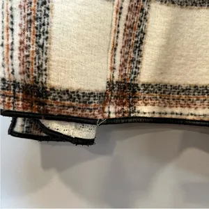 Mercer & Madison Plaid Cowl Coat XL thumbnail 10