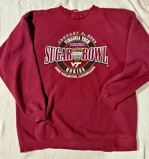 Virginia tech sweatshirt Red Size XXL thumbnail 1