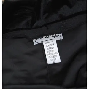 NWT Alex & Sophia Juniors Velvet Pull-On Front-Slit Pants 196Z630E Black XL thumbnail 7