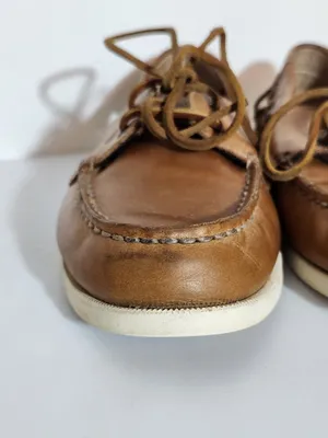 Sperry Brown Leather Top-Sider Slip-On Shoes Size 9.5 thumbnail 3