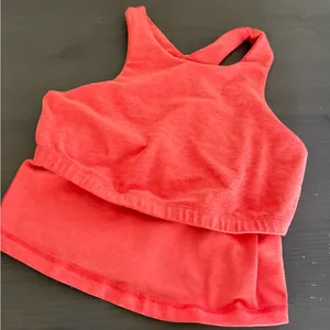 Beyond Yoga Spacedye Focus Cropped Tank in Fresh Coral Size Small thumbnail 9