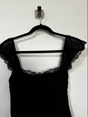 House of CB Kaia Black A-Line Mini Dress Size XS thumbnail 4