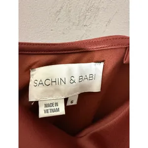 SACHIN + BABI Cali Dress Size Us 6 slip midi/maxi‎ dress in a cinnamon color thumbnail 4