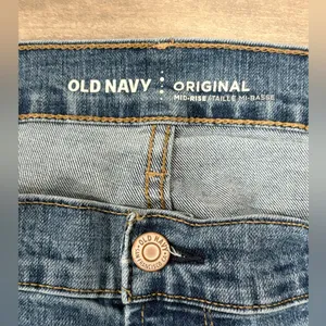 Old Navy Women's Skinny Jeans in Light Blue Size 14 thumbnail 5