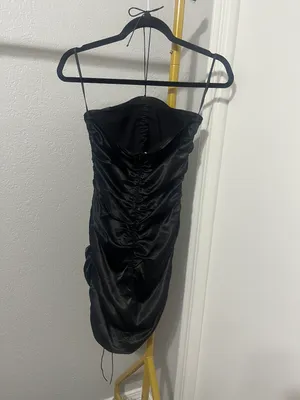 White Fox Midnight Glow Mini Dress In Black thumbnail 4