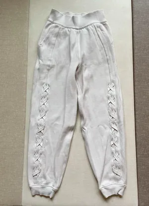 Lululemon Braided Detailed High Rise Jogger - White Opal thumbnail 1