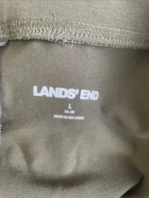 Lands' End Olive Starfish Straight-Leg Ponte Pants thumbnail 3
