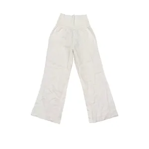 Lafayette 148‎ Pants Women 6 White Good Linen Wide Leg High Waist Trousers thumbnail 4