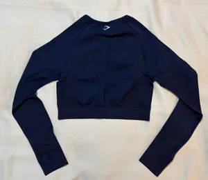 Gymshark Long Sleeve Vital Crop Top thumbnail 5