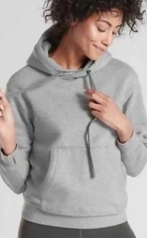 Athleta Gray Sweatshirt Hoodie, S thumbnail 1
