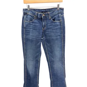 Ralph Lauren Dungarees Bootcut Jeans 28 Mid Rise Dark Wash Made in USA Y2K thumbnail 5